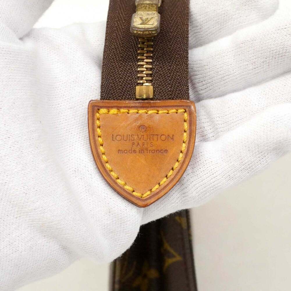 LOUIS VUITTON Authentic Brown Monogram Pochette Pouch - Picture 5 of 9